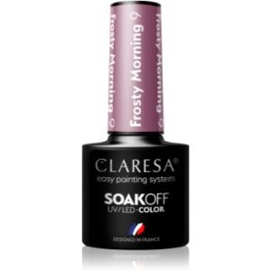 Claresa SoakOff UV/LED Color Frosty Morning lac de unghii sub forma de gel