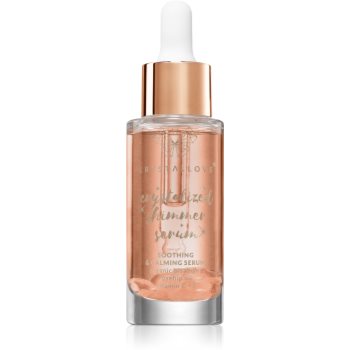 Crystallove Crystalized Rose Quartz Shimmer Serum ser facial calmant