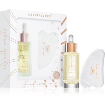 Crystallove Crystalized Clear Quartz Set set pentru îngrijirea pielii