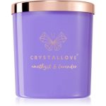 Crystallove Crystalized Scented Candle Amethyst & Lavender lumânare parfumată