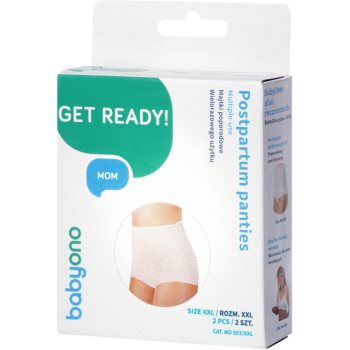 BabyOno Get Ready Multiple-use Mesh Panties chiloți postnatali