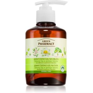 Green Pharmacy Face Care Green Tea gel de curățare blând pentru ten gras și mixt
