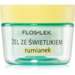 FlosLek Laboratorium Eye Care Gel pentru jurul ochilor cu un luminator și mușețel