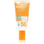 FlosLek Laboratorium Sun Care Derma crema-gel cu efect de protectie a fetei SPF 50