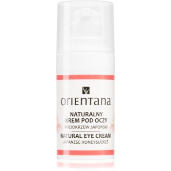 Orientana Japanese Honeysuckle Natural Eye Cream crema anti rid pentru ochi