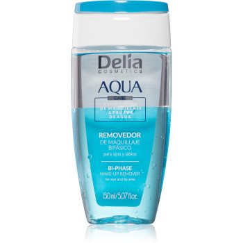 Delia Cosmetics Aqua demachiant in doua faze zona ochilor si a buzelor