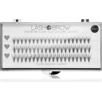 Lash Brow Premium Flare Silk Lashes gene false