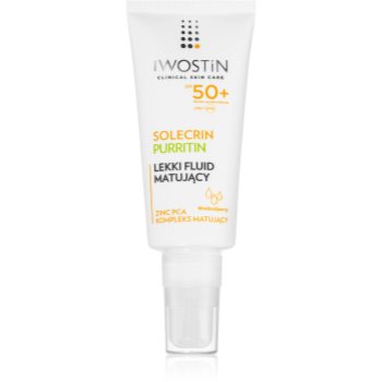 Iwostin Solecrin fluid matifiant pentru tenul gras, predispus la acnee