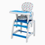 Scaun de masa Juju Eat&Play, Albastru
