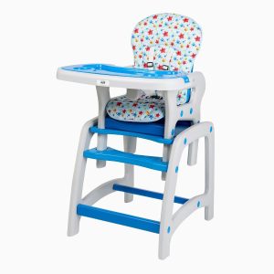 Scaun de masa Juju Eat&Play, Albastru