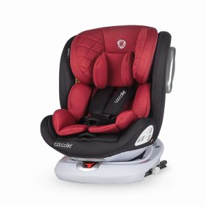 Scaun auto rotativ, Coccolle Lyra, 0-36 kg, Dahlia Red