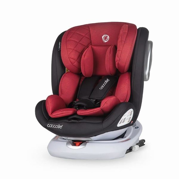 Scaun auto rotativ, Coccolle Lyra, 0-36 kg, Dahlia Red