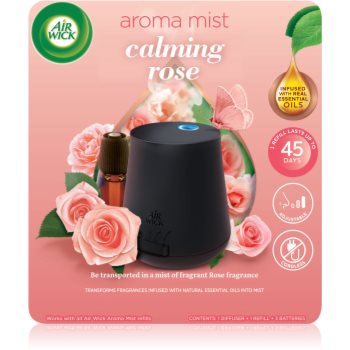 Air Wick Aroma Mist Calming Rose aroma difuzor cu rezervã + baterie