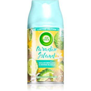 Air Wick Paradise Island Sicilian Bergamot & Orange Blossom odorizant de camera rezervă