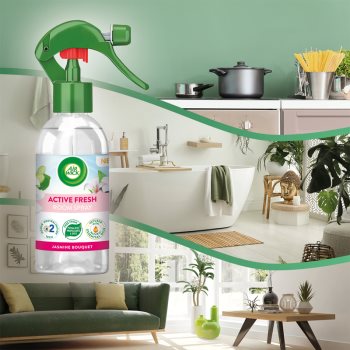 Air Wick Active Fresh Jasmine Bouquet spray pentru camera cu parfum de iasomie