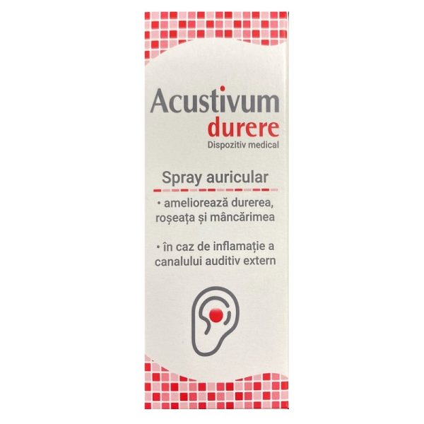 Spray auricular Acustivum, 20ml, Zdrovit