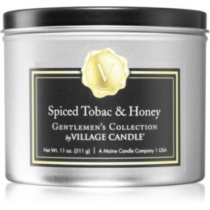 Village Candle Gentlemen's Collection Spiced Tobac & Honey lumânare parfumată în placă