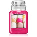 Village Candle French Macaroon lumânare parfumată (Glass Lid)