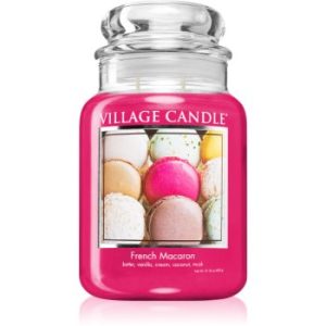 Village Candle French Macaroon lumânare parfumată (Glass Lid)
