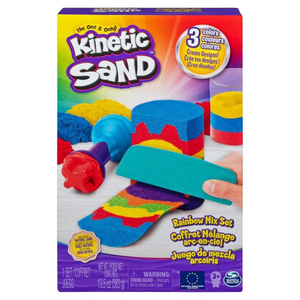 Set de joaca Kinetic Sand - Unelte de Curcubeu