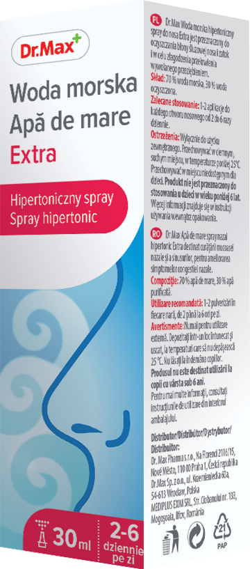 Dr.Max Spray nazal hipertonic Extra, 30ml