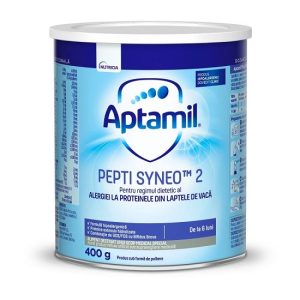 Lapte praf Pepti SYNEO 2 pentru 6+ luni, 400g, Aptamil