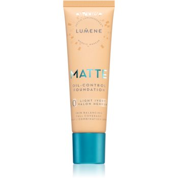Lumene Matte Oil-Control make-up fluid pentru ten gras și mixt