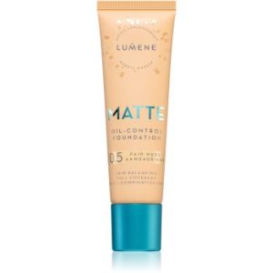 Lumene Matte Oil-Control make-up fluid pentru ten gras și mixt