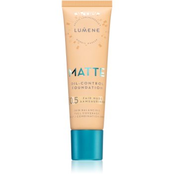 Lumene Matte Oil-Control make-up fluid pentru ten gras și mixt