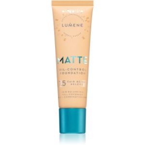 Lumene Matte Oil-Control make-up fluid pentru ten gras și mixt