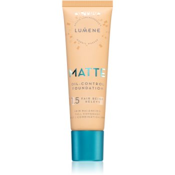 Lumene Matte Oil-Control make-up fluid pentru ten gras și mixt