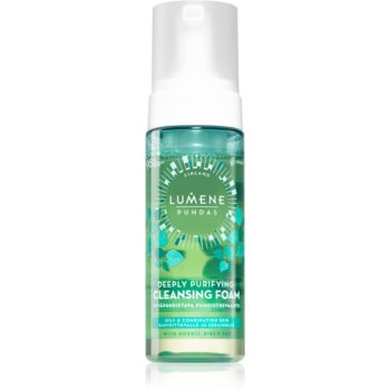 Lumene PUHDAS Deeply Purifying spuma de curatare pentru ten gras și mixt
