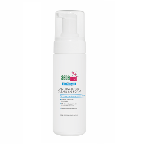 Sebamed Clear Face, Spuma dermatologica antibacteriana de curatare, 150 ml