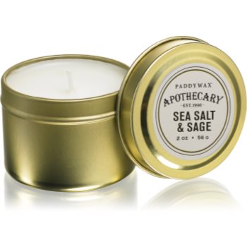 Paddywax Apothecary Sea Salt & Sage lumânare parfumată în placă