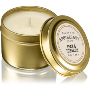 Paddywax Apothecary Teak & Tabacco lumânare parfumată în placă