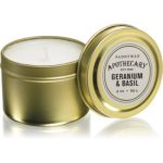Paddywax Apothecary Geranium & Basil lumânare parfumată în placă