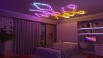 Kit extensie 3 panouri pentru Nanoleaf Lines Expansion Pack, Wi-Fi, Senzor muzica, Control vocal