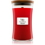 Woodwick Pomegranate lumânare parfumată cu fitil din lemn