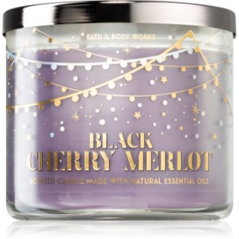 Bath & Body Works Black Cherry Merlot lumânare parfumată