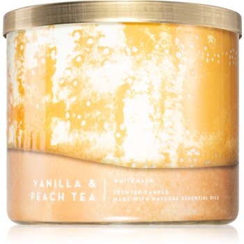 Bath & Body Works Vanilla & Peach Tea lumânare parfumată