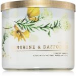 Bath & Body Works Sunshine and Daffodils lumânare parfumată cu uleiuri esentiale