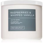 Bath & Body Works Raspberries & Whipped Vanilla lumânare parfumată