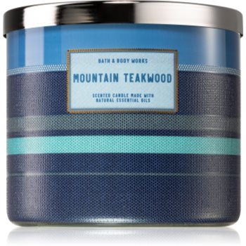 Bath & Body Works Mountain Teakwood lumânare parfumată I.