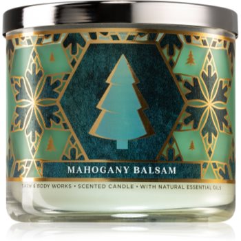 Bath & Body Works Mahogany Balsam lumânare parfumată I.