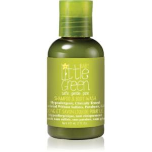 Little Green Baby gel de dus si sampon 2in1 pentru nou-nascuti si copii