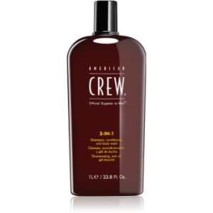 American Crew Hair & Body 3-IN-1 sampon, balsam si gel de dus 3in1 pentru barbati