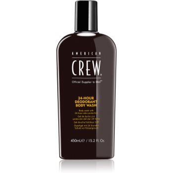 American Crew Body 24-Hour Deodorant Body Wash Gel de dus cu efect de deodorante 24 de ore