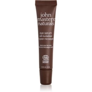 John Masters Organics Buckwheat & Green Microalgae Eye Serum ser de ochi pentru fermitate impotriva ridurilor si a punctelor negre