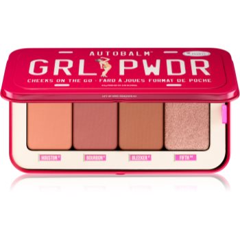 theBalm Autobalm Grl Pwdr paleta fard de obraz cu efect de iluminare