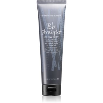 Bumble and bumble Straight Blow Dry cremă protectoare pentru par cu efect de netezire